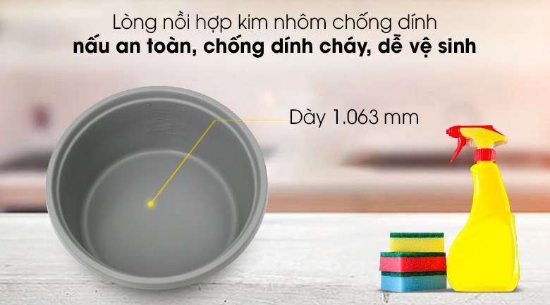 Nồi cơm điện nắp rời 1L Toshiba -18MH2PV(F)