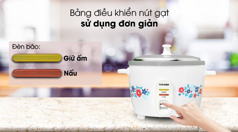 Nồi cơm điện nắp rời 1L Toshiba -18MH2PV(F)
