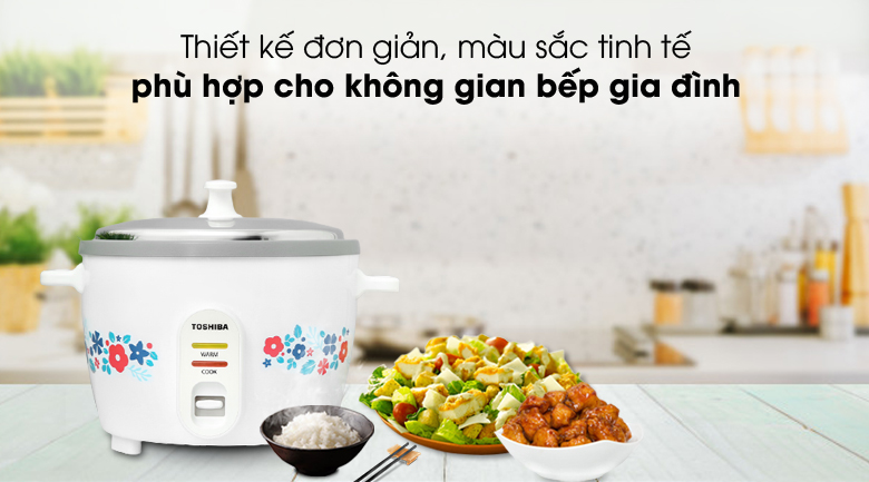 Nồi cơm điện nắp rời 1L Toshiba -18MH2PV(F)
