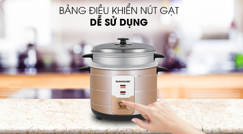 Nồi cơm điện cơ nắp rời 2,2L Sunhouse SHD8135