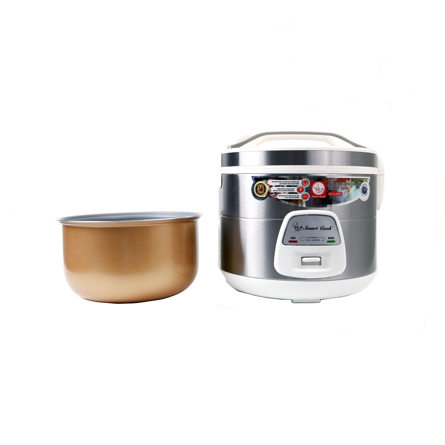 Nồi cơm điện cơ 1.8L Smartcook RCS-0892