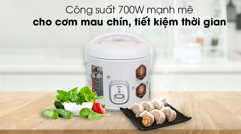 Nồi cơm điện Midea 1.8L MR-CM1825