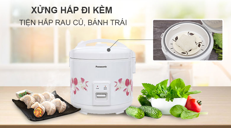 Nồi cơm điện Panasonic 1.8L SR-MEV18HRA/MVN187HRA