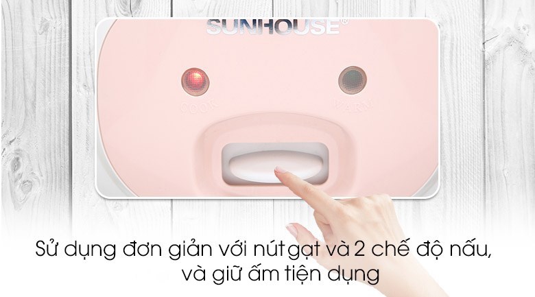 Nồi cơm điện Sunhouse 1.8L SHD8607W