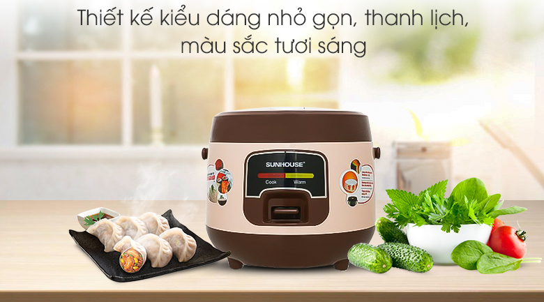 Nồi cơm điện Sunhouse 1L SHD8208C