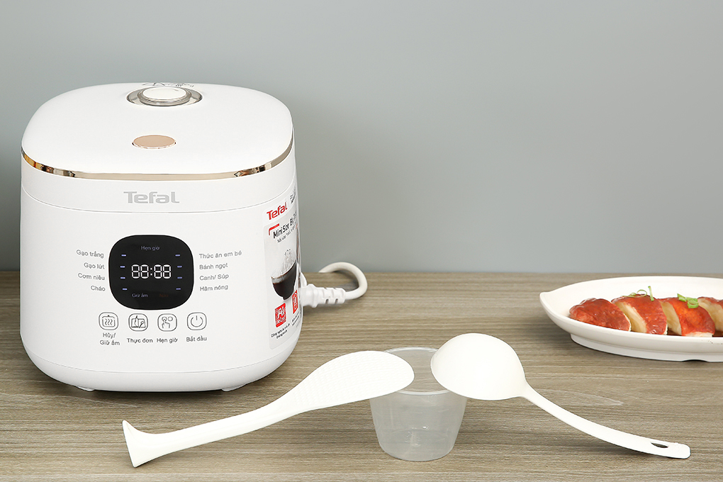 Nồi cơm điện tử 0,7L Tefal Rice Mate Mini RK515168