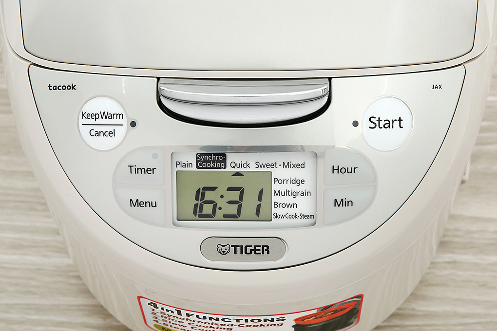 Nồi cơm điện tử 1.8 lít Tiger JAX-S18W Nhập khẩu Nhật Bản