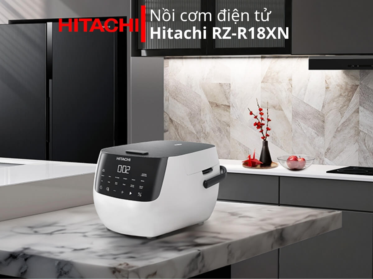 Nồi cơm điện tử 1,8L Hitachi RZ-R18XN(W)