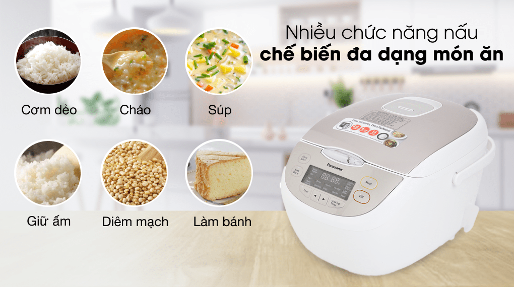 Nồi cơm điện tử 1,8L Panasonic SR-CP188NRA/M