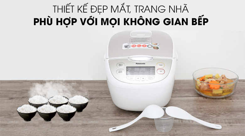 Nồi cơm điện tử 1,8L Panasonic SR-CP188NRA/M