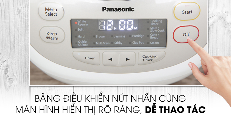 Nồi cơm điện tử 1,8L Panasonic SR-CP188NRA/M