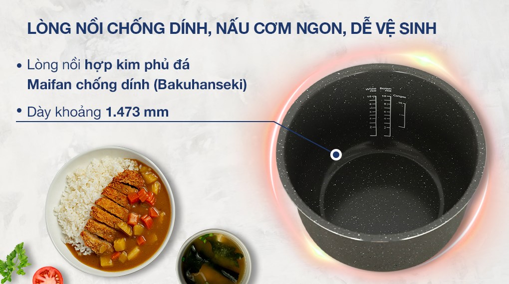 Nồi cơm điện tử 1,8L Philips HD4518/62