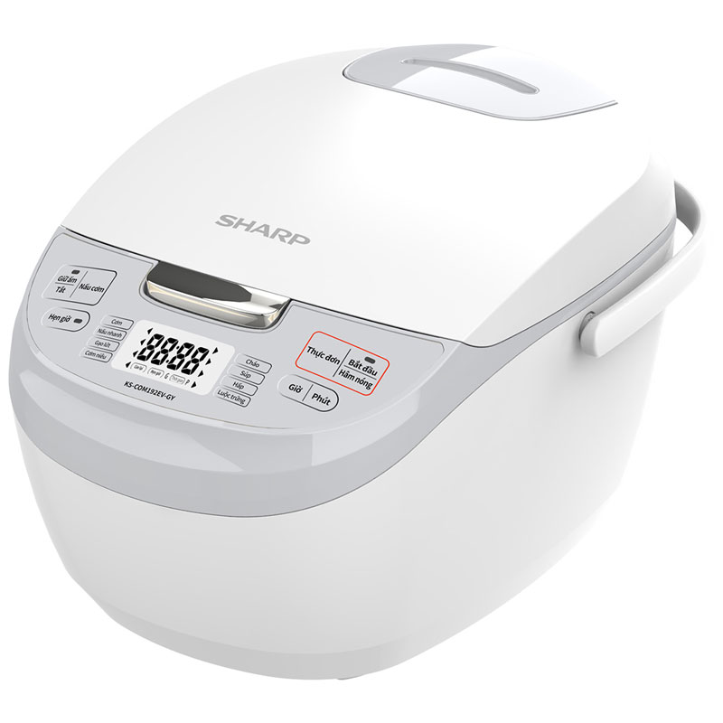 Nồi Cơm Điện Tử 1.8L Sharp KS-COM192EV-GY