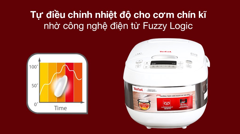 Nồi cơm điện tử 1.8L Tefal RK752168