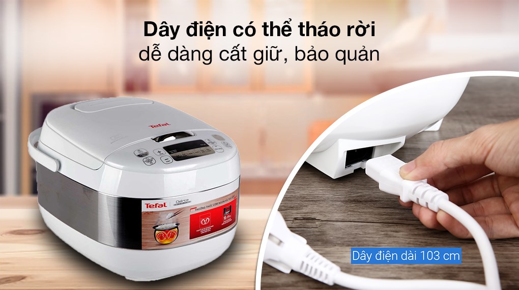 Nồi cơm điện tử 1.8L Tefal RK752168