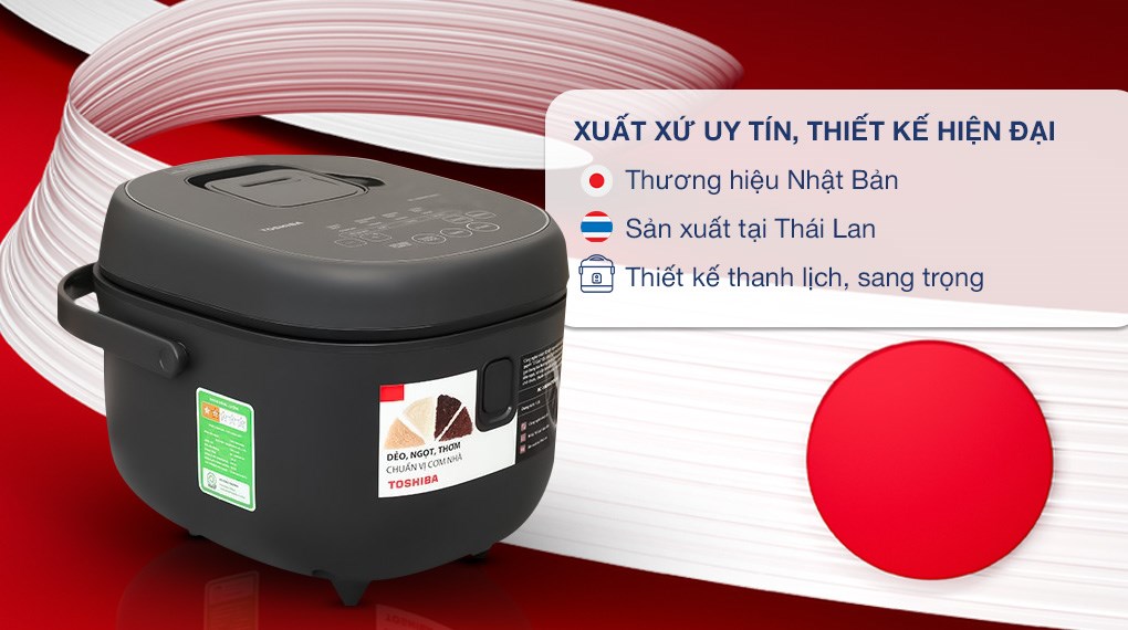 Nồi cơm điện tử 1,8L Toshiba RC-18DR4TVN(H)