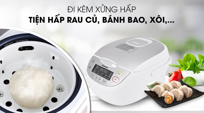 Nồi cơm điện tử 1L Panasonic SR-CP108NRA/M