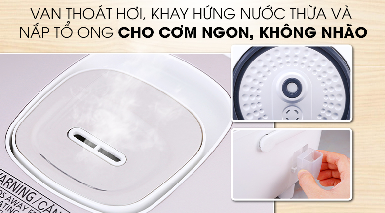 Nồi cơm điện tử 1L Panasonic SR-CP108NRA/M