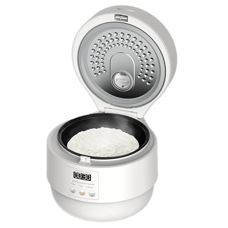 Nồi cơm điện tử 1L Sharp KS-COM100DV-WH