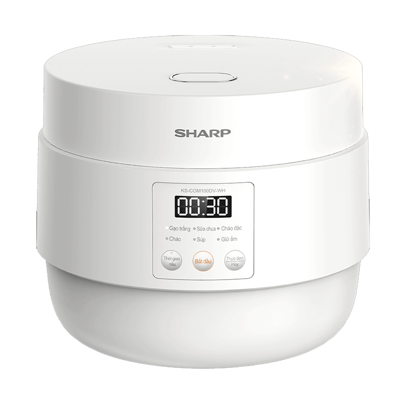 Nồi cơm điện tử 1L Sharp KS-COM100DV-WH