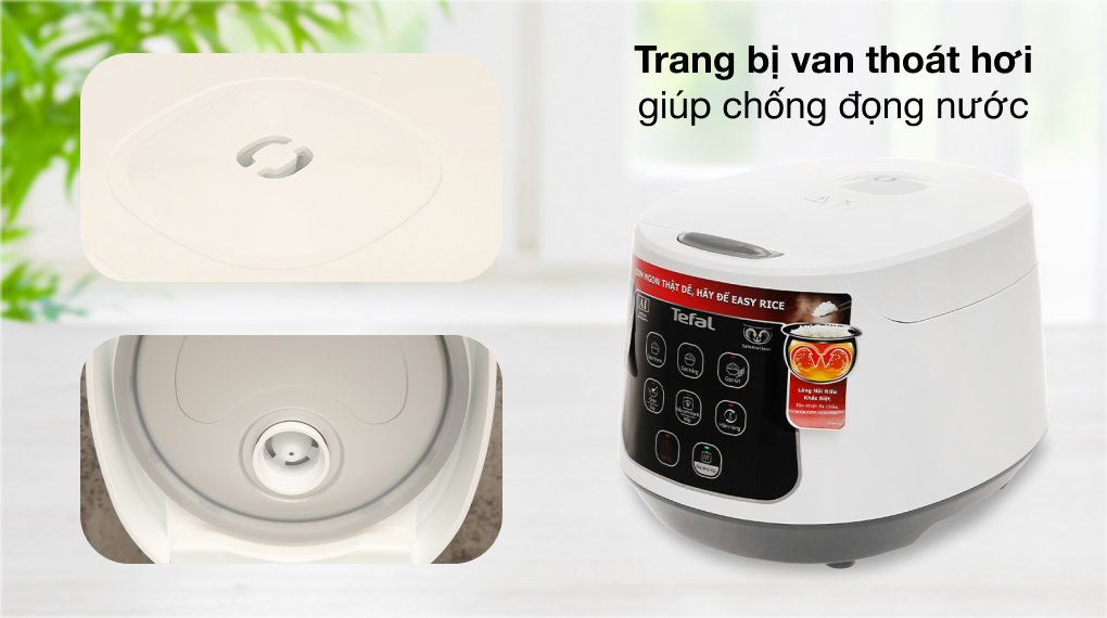 Nồi cơm điện tử 1L Tefal Easy Rice Compact RK730168