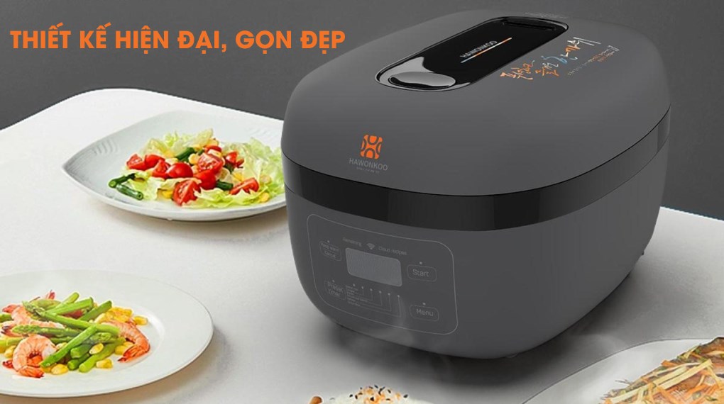 Nồi cơm điện tử cao tần 1,5L Hawonkoo RCH-152-IH-GR