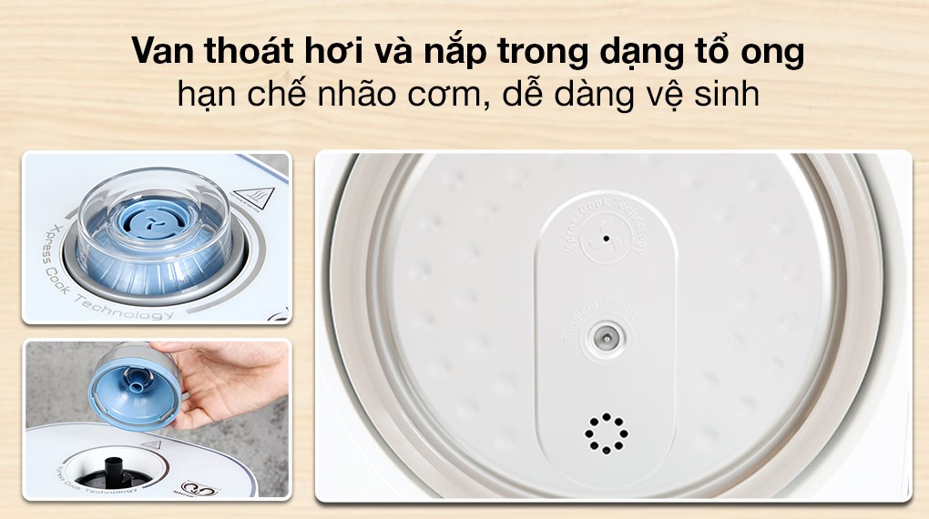 Nồi cơm điện tử cao tần lòng niêu 1.5L Tefal RK762168