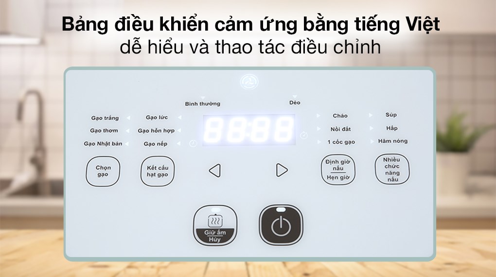 Nồi cơm điện tử cao tần lòng niêu 1.5L Tefal RK762168