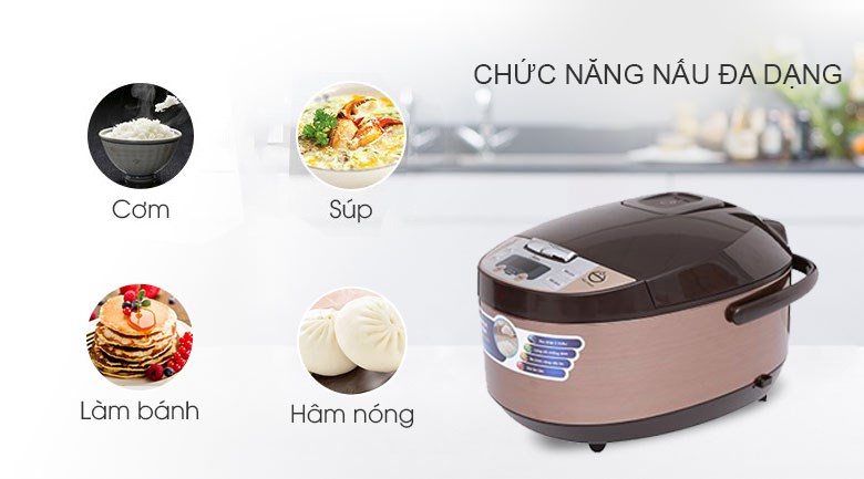 Nồi cơm điện tử đa năng 1.8L Midea MB-FS5017B