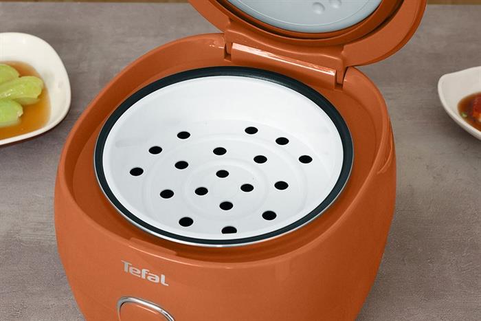 Nồi cơm điện tử mini 0,7L Tefal POP RK5352Y0-cam đất