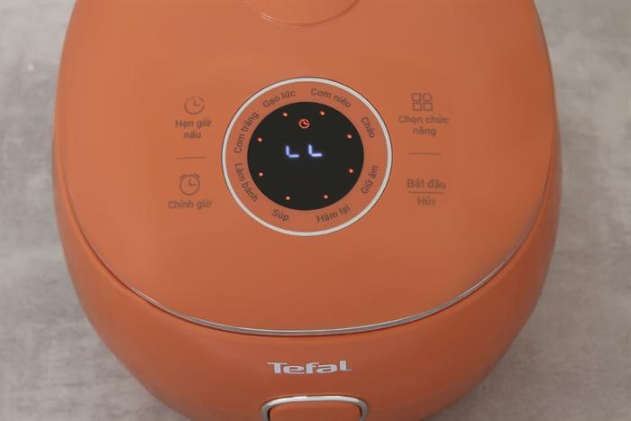 Nồi cơm điện tử mini 0,7L Tefal POP RK5352Y0-cam đất