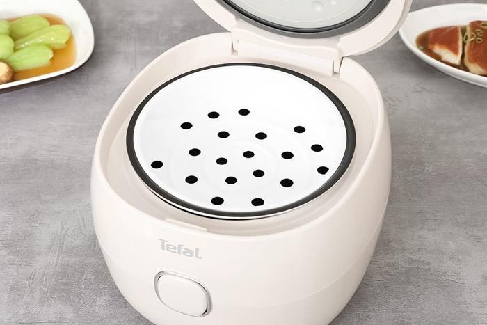 Nồi cơm điện tử mini 0,7L Tefal POP RK5352Y0-màu be