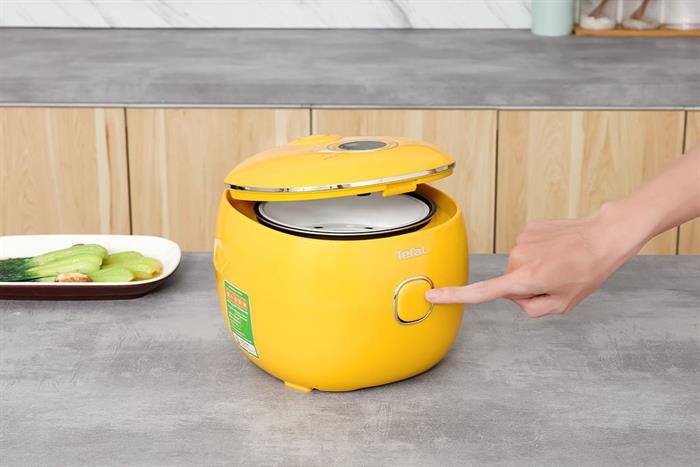 Nồi cơm điện tử mini 0,7L Tefal POP RK5352Y0-vàng