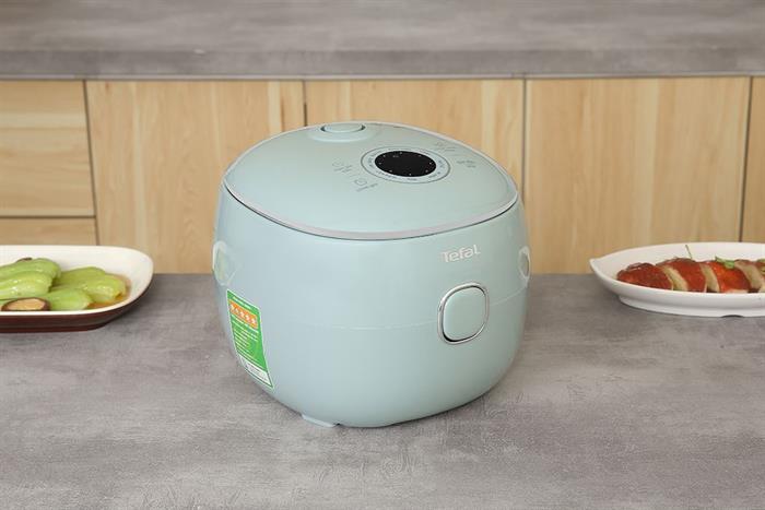 Nồi cơm điện tử mini 0,7L Tefal POP RK5352Y0-xanh