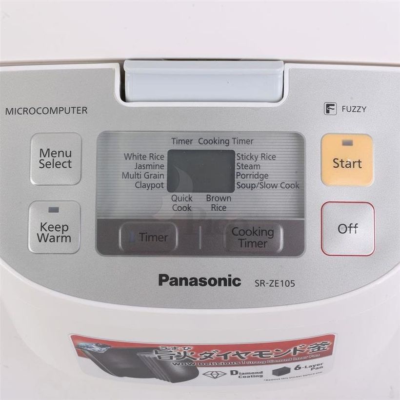 Nồi cơm điện tử Panasonic SR-ZE105WRA - 1L