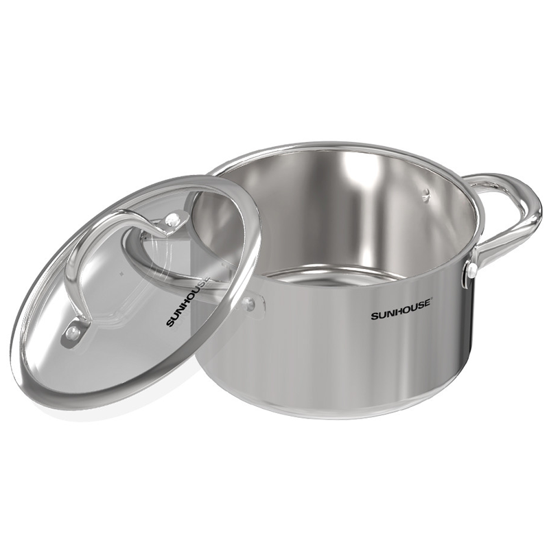 Nồi Inox 304 đáy liền Sunhouse SHG706-26