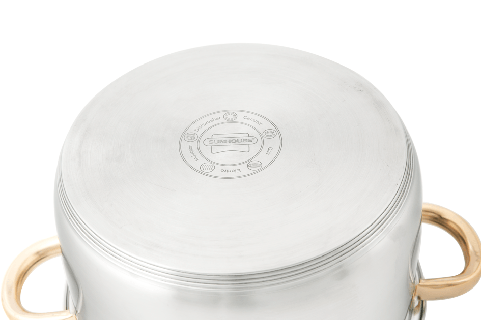 Nồi inox 5 đáy cao cấp 24cm Sunhouse SHG24224
