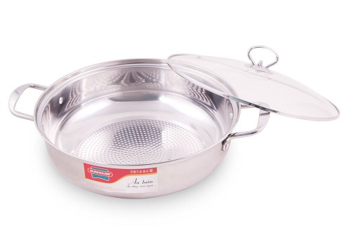 Nồi lẩu Inox vung kính Sunhouse SHGP30G