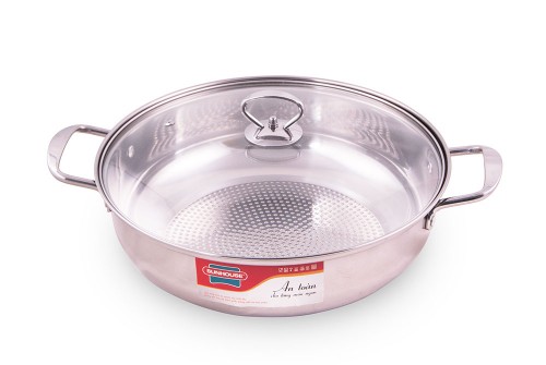 Nồi lẩu Inox vung kính Sunhouse SHGP30G