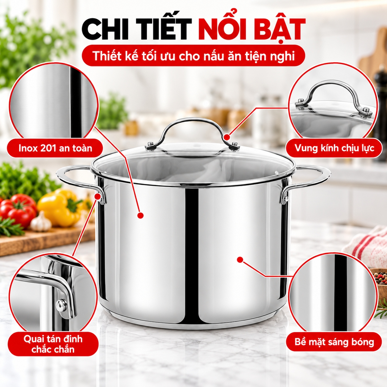 Nồi luộc gà Inox 201 liền khối ROLER RSP-2111SN3.28