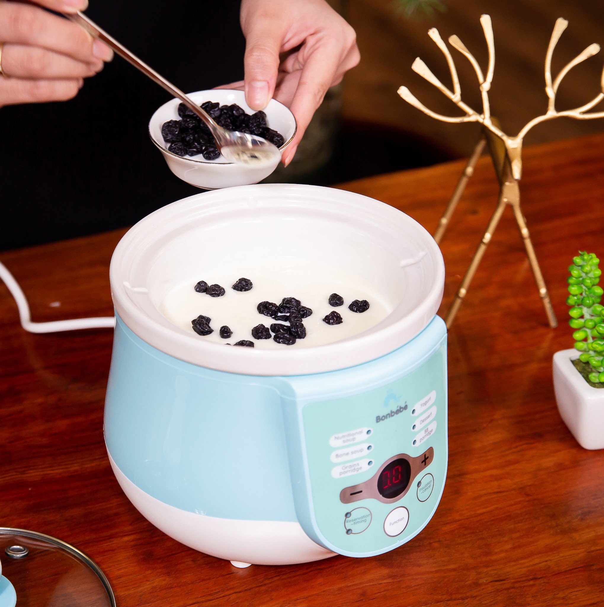 Nồi nấu chậm hẹn giờ Bonbébé BB-08