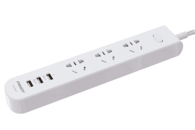 Ổ cắm điện Pisen 303-EP ( 3xAC, 3x USB )