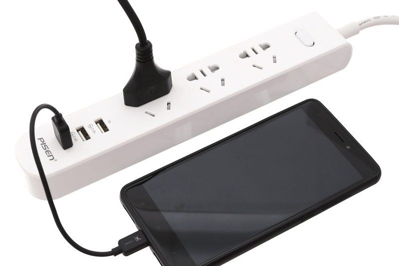 Ổ cắm điện Pisen 303-EP ( 3xAC, 3x USB )