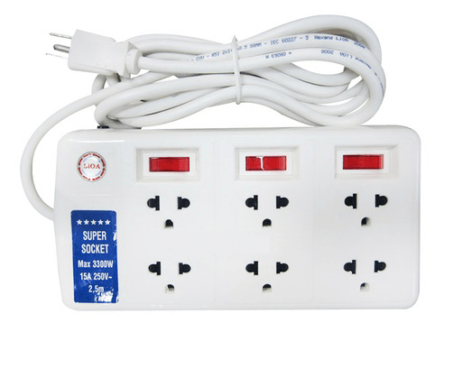 Ổ cắm kéo dài Lioa công suất lớn 6SS2.5-2