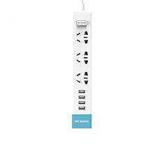 Ổ cắm sạc điện đa năng 4 usb, 3 ổ cắm WK WP-P01 Joy
