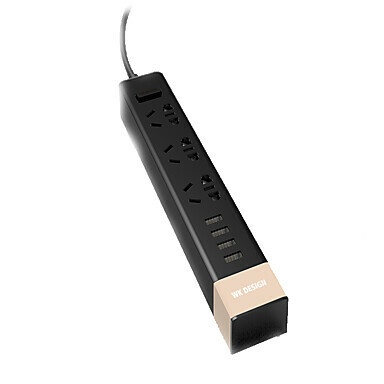 Ổ cắm sạc điện đa năng 4 usb, 3 ổ cắm WK WP-P01 Joy