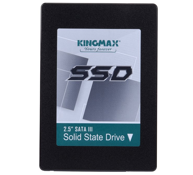 Ổ cứng cắm trong SSD Kingmax SMV32 2.5'' Sata III 120GB màu đen