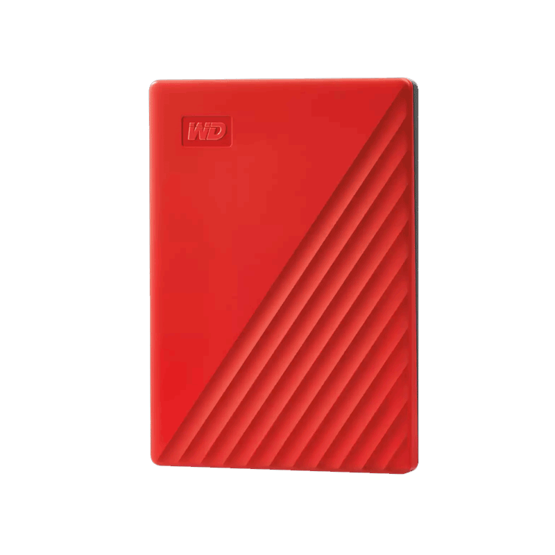 Ổ cứng gắn ngoài WD My Passport 2.5'' 1TB USB 3.2 - WDBYVG0010BRD-WESN, màu đỏ