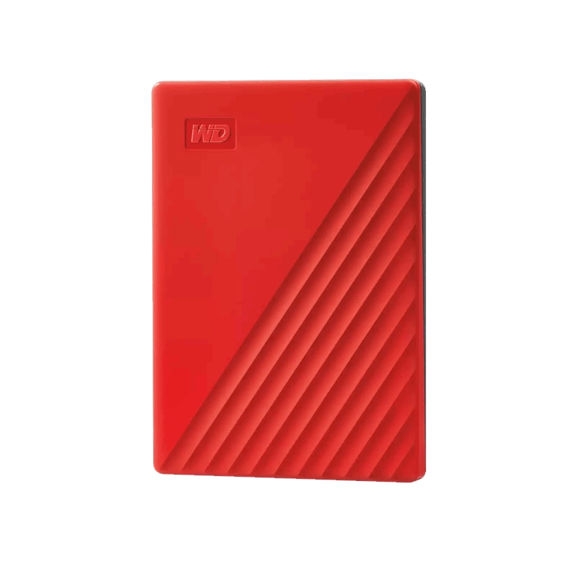 Ổ cứng gắn ngoài WD My Passport 2.5'' 1TB USB 3.2 - WDBYVG0010BRD-WESN, màu đỏ