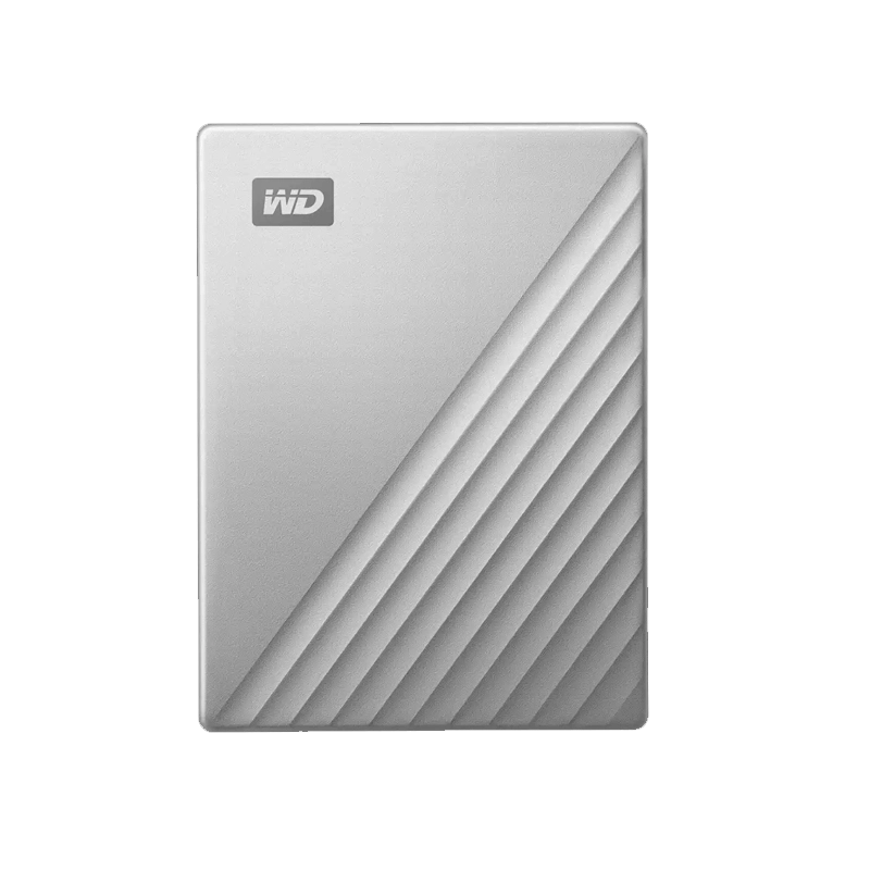 Ổ cứng gắn ngoài WD My PassPort Ultra Silver 2.5 2TB USB Type C - WDBC3C0020BSL-WESN, màu bạc